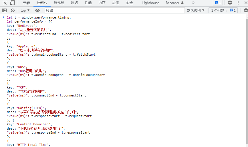 JavaScript获取网页显示加载所需时间